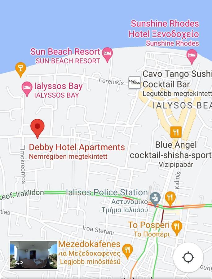 Debbi Appartments And Hotel Ialysos  Ngoại thất bức ảnh